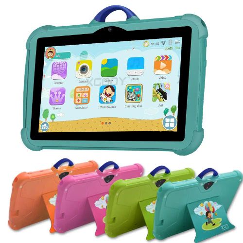 Android WiFi kids tablet PC 7-inch educational kids learning tablets drop proof and waterproof kids gifts