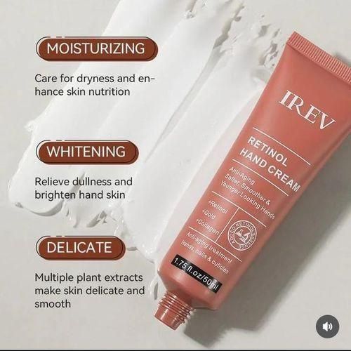 Retinol Hand Cream Whitening Hand Lotion Moisturizing Soothing & Anti-Aging