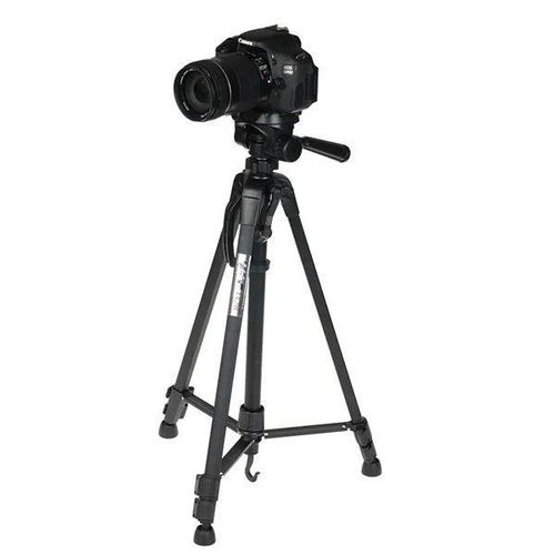 WT-3520 Aluminum Alloy Tripod with Quick Setup 3-Way Pan Head and Adjustable Height for Cameras