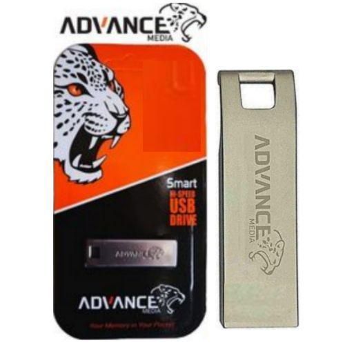 USB Flash Drive 64GB - Silver Metal, High Speed Performance