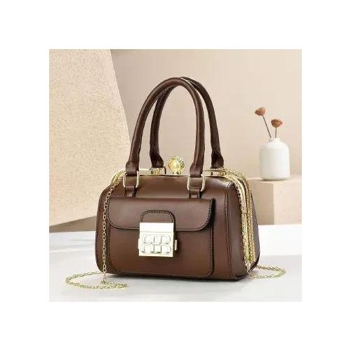 Sty Ladies Mini Crossbody Bag Small Top Handle Bucket Phone Bag - Black