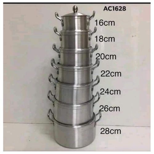 Heavy Duty Aluminium Sufurias With Lids