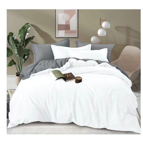 2 SIDED 100% COTTON DUVET COVERS 4 Pillowcases 1 bedsheet 1 Duvet Cover Size 6 by 7