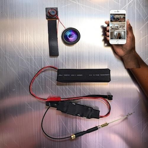 Nanny Camera Childcare Monitoring 4K Ultra Hd WiFi Nanny Mini Tiny Strip Spy Hidden Video Audio Recorder Pin Hole Camera