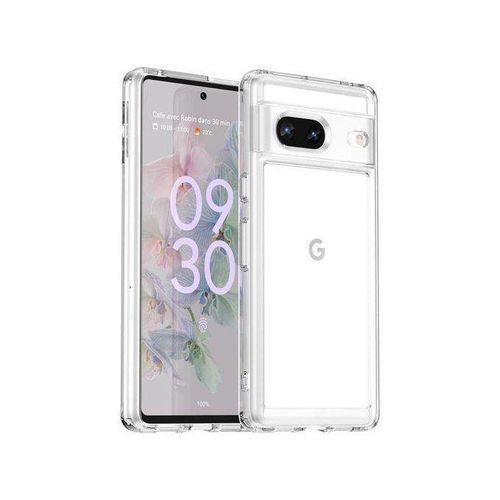 Google Pixel 7 Crystal Clear Case – Anti-Yellow, Slim Fit, Shockproof Transparent Protective Cover