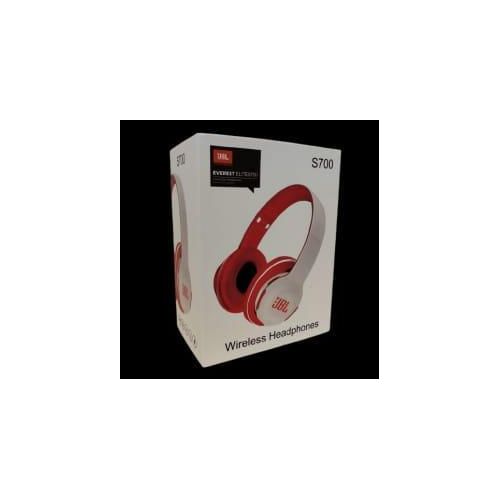 black and red bluetoth headphone