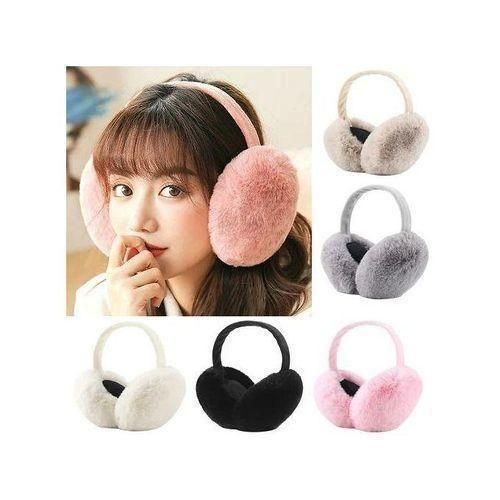 Adjustable Earmuffs Cozy Foldable Faux Fur Ear Muffs for Women