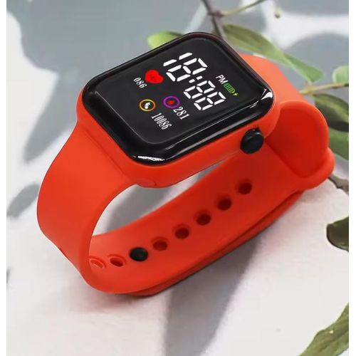 Birthday Gift For Child Boy Girl Smart LED Digital Cartoon Kids Watch Waterproof Bracelet Wristwatch Made Of Silicon Material