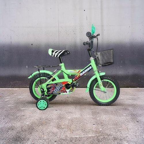 Super Quality Top Quality Comfy Seat Green Size 12 Inch 2-4 years Old 85100 cm Children Kids Bike Bicycle with Stabilizer Front Basket