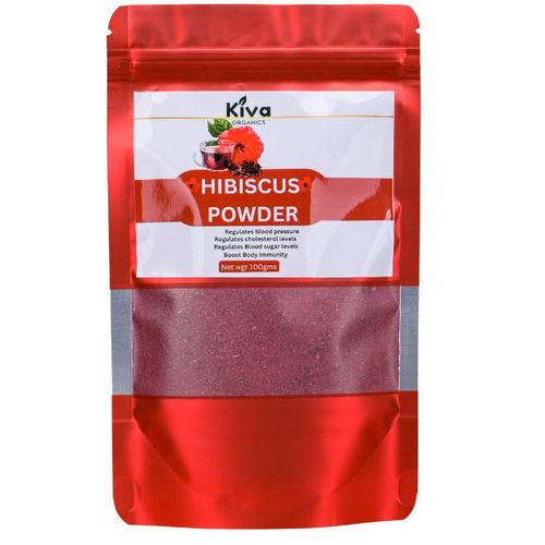 Hibiscus Powder 100 Pure Natural Supports Blood Pressure Blood Sugar Heart Health Antioxidant-Rich Herbal Powder 100g