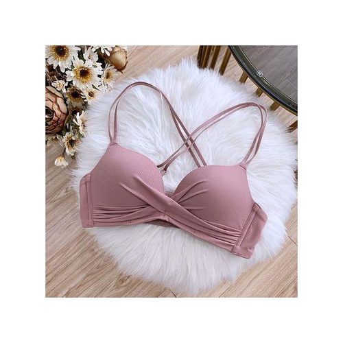 1 Pcs Victorian Secret Women Bra Seamless Deep V Gathered Without Rims