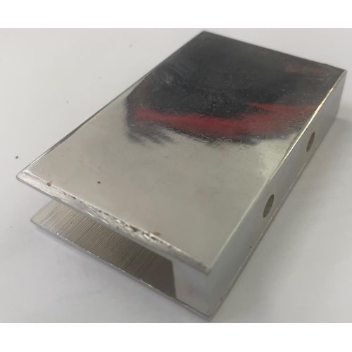 Premium U-Type Folding Bracket 3×2×12mm – Chrome Plated Heavy-Duty Glass Support Bracket