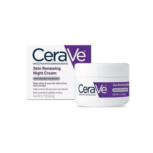 Ceraave Skin Renewing Night Cream With Niacinamide,Peptide Complex.