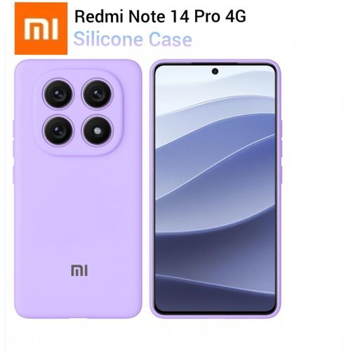 Note 14 Pro 4G Original Best Shockproof Silicone Protective Back Cover Case - Slim Fit Design