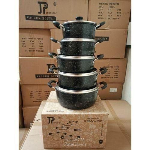 10PCS Non Stick Granite Cooking Pots / Cooking Sufurias