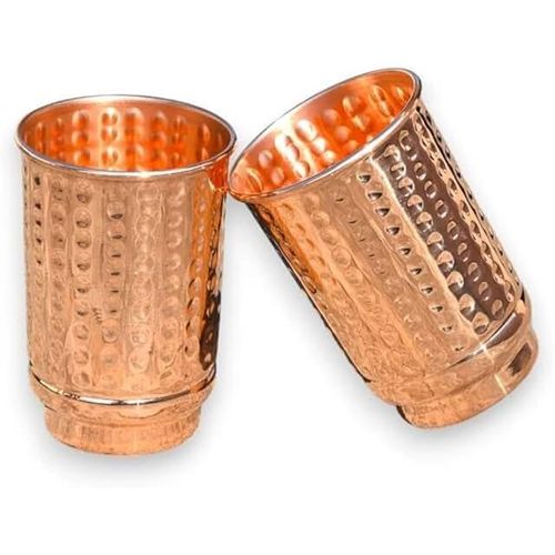 Copper Tumbler Drinking Cup Ayurvedic Health and Wellness Copper Water Cup Reusable Drinkware