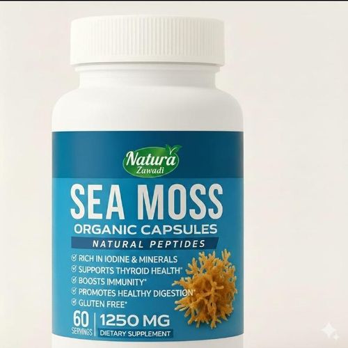Organic sea moss peptides for immune boost
