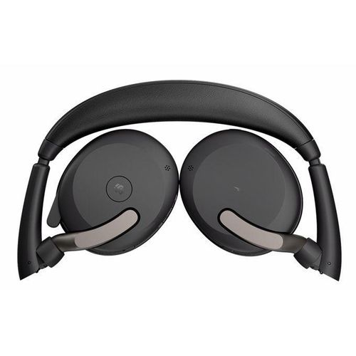 E-volve2 65 Flex Microsoft Teams Certified Bluetooth Stereo Headset with Hybrid ANC, Link 380a USB-A Adapter & Foldable Professional Design – 26699-999-999