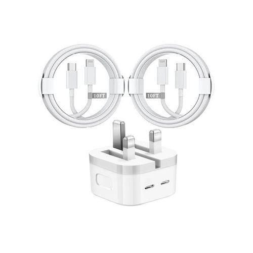 iPhone 12 35W Dual USB-C Port Power Adapter 1m Cable