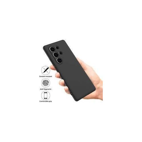 Silicone Cover for Itel S25 Ultra – Shockproof, Slim Fit, Anti-Slip Protective Case – Black