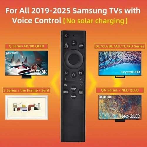 Replacement for Samsung TV Remote for All 2019-2025 Samsung Remote Control for Smart TV with Voice Control