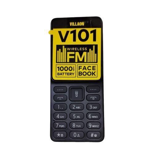 VILLAON V101 177 Kabambe Wireless FM Camera Bright Touch 1000mAh Dual Sim - Black