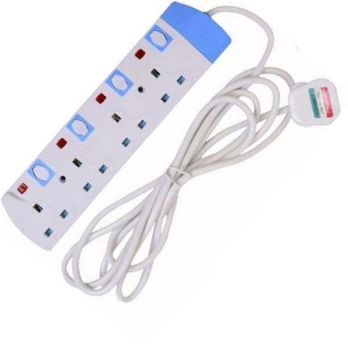 4-Way Power Extension with 3M Long Reach Cable