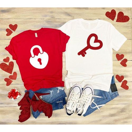 Branded valentines Tshirt red