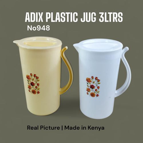 Plastic Jug – 3 Litre- Durable Multipurpose Water & Juice Serving Pitcher