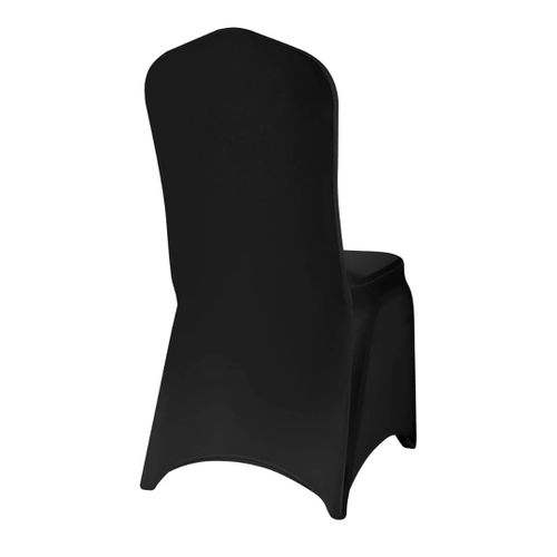 Black spandex chair covers - 6pcs