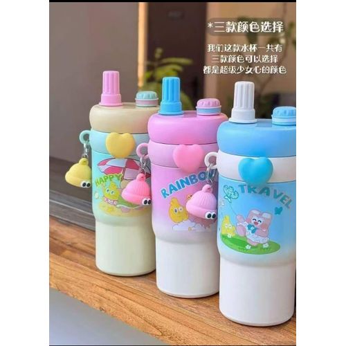 Rainbow Thermal Mug Stainless Steel Insulated Travel Cup With Lid For Hot And Cold Drinks Coffee Tea Office Home Outdoor Use