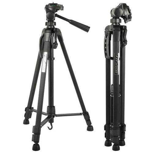Professional Weifeng WT-3520 140cm Aluminum Tripod for Crisp Photos Stable Videos