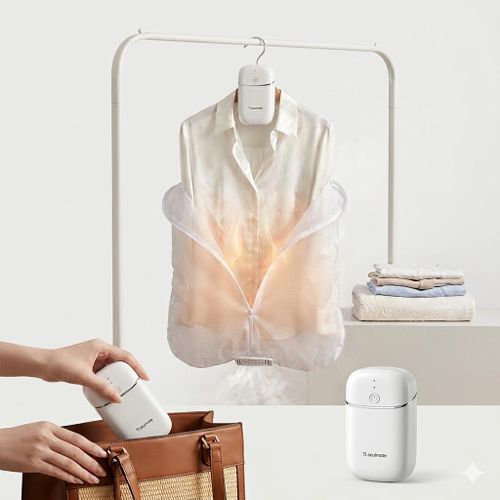 Portable Mini Clothes Dryer and Sterilizer Machine with Hanging Drying Bag Compact Electric Laundry Dryer for Apartments