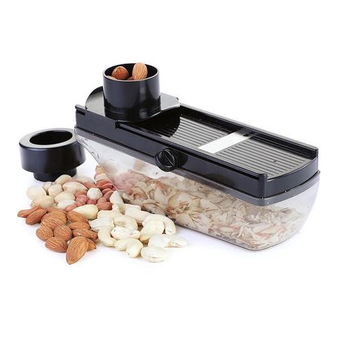 Compact Dry Fruit & Nut Slicer – Fast, Efficient Kitchen Tool for Almonds, Cashews & More, Durable & Easy to Use