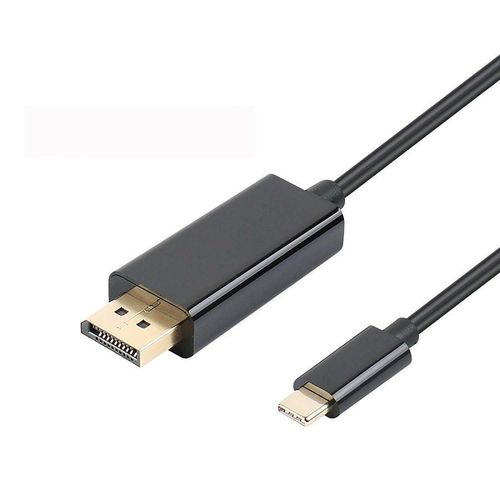 USB 3.1 Type-C USB-C Thunderbolt3 Male to DisplayPort Male Adapter Cable 4K@60Hz UltraHD Converter 1.8M