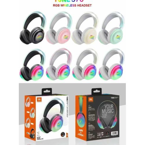 Bluetooth Headphone Headset Cartoon Luminous Tune 580 Stereo Wireless With Mem Card Slot