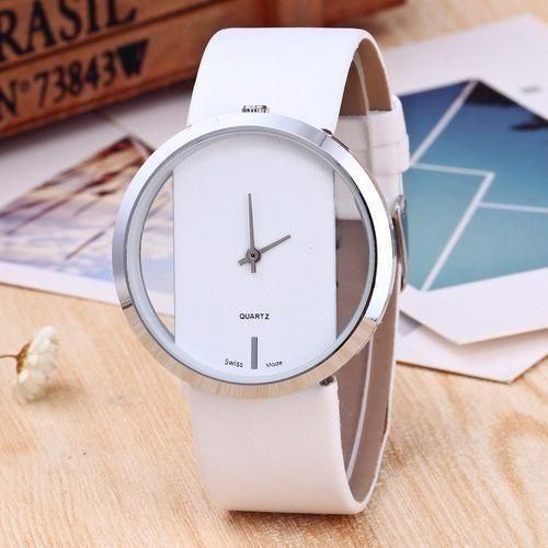 Hollow Quartz Watch - White