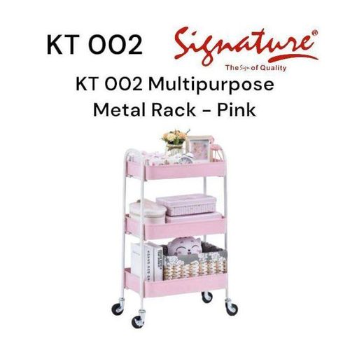 Multipurpose and Movable Metal Rack for Kitchen, Bedroom or Bathroom