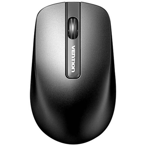 3-Button Wireless Computer Mouse with USB Receiver Black