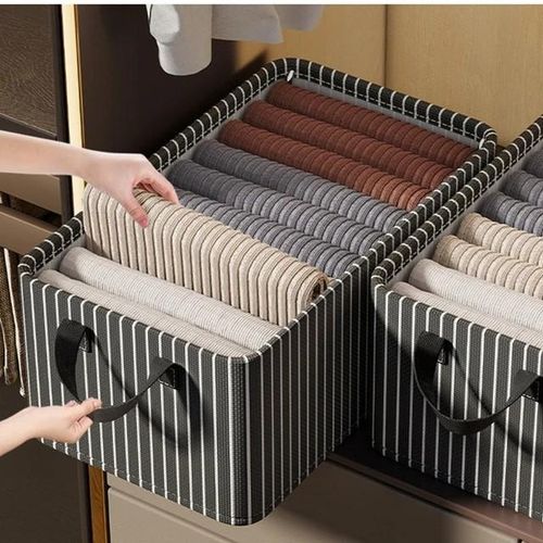 Foldable Jeans Drawer Closet Organizer Fabric Organizer Clothes Storage for Clothes Jeans Pants Sweaters Dress