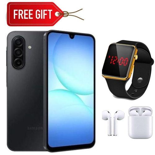 Galaxy A17 67 HD Display 8GB RAM 256GB Storage Dual Sim 50MP Camera 5000mAh Battery - Black LED Watch Earpods