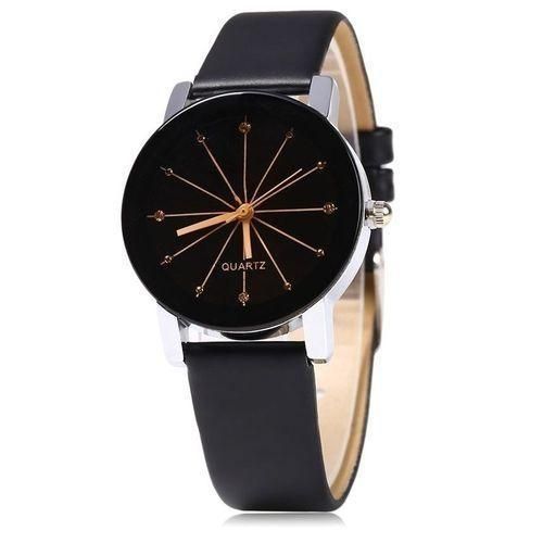 smart office ladies fashion web watch -Black