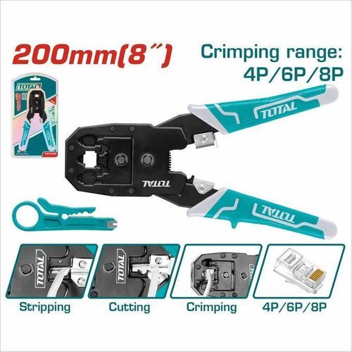 TMPC4468P Modular plug crimper Length:8