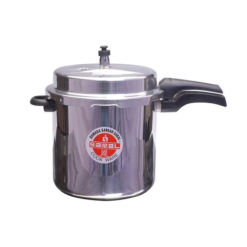Explosion-Proof Silver Aluminium Pressure Cooker- 12 Litres