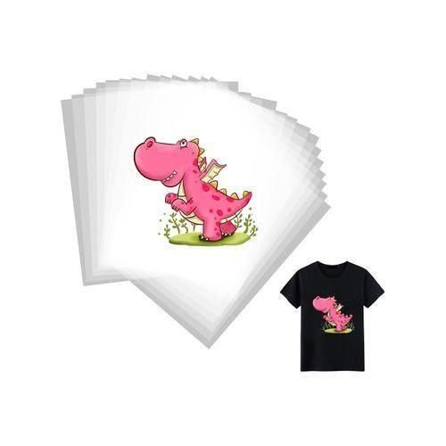 A4 DTF Film Sheets 100PCS – PET Heat Transfer Paper for Fabric Printing