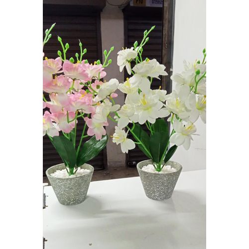 Artificial blossom flowers, bonsai artificial potted plants for Decoration, decor flowers, for home, office and your Abnb.