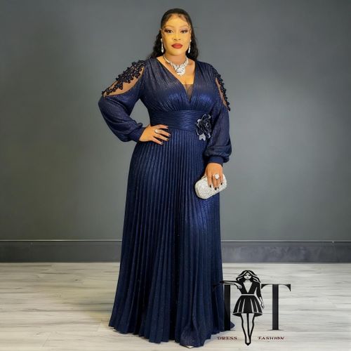 Aomei pleated maxi dress