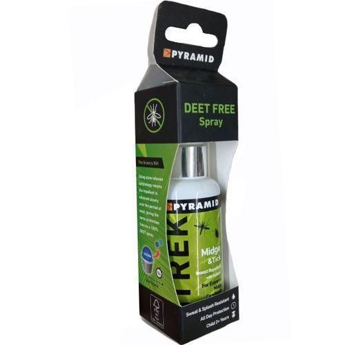 PYRAMID Deet-Free Insect Repellent Spray - Midge Tick bc