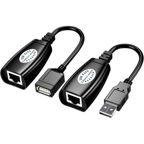 USB 2.0 Extender Over RJ45 Cable Extension Cable