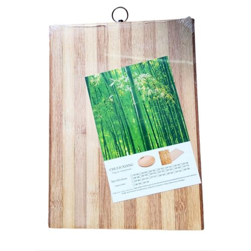 Premium Bamboo Chopping Board – Durable Eco-Friendly Cutting Board for Meat, Vegetables & Fruit – Moisture-Resistant Kitchen Prep Block with Hanging Ring